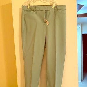 White House Black Market- Green Slim Ankle Pants